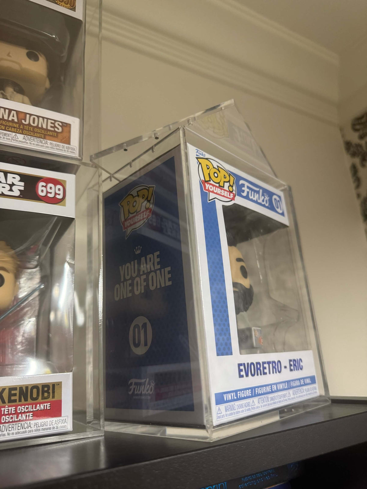 Présentoir en acrylique EVORETRO pour Funko Pop standard 4" (lot de 1)