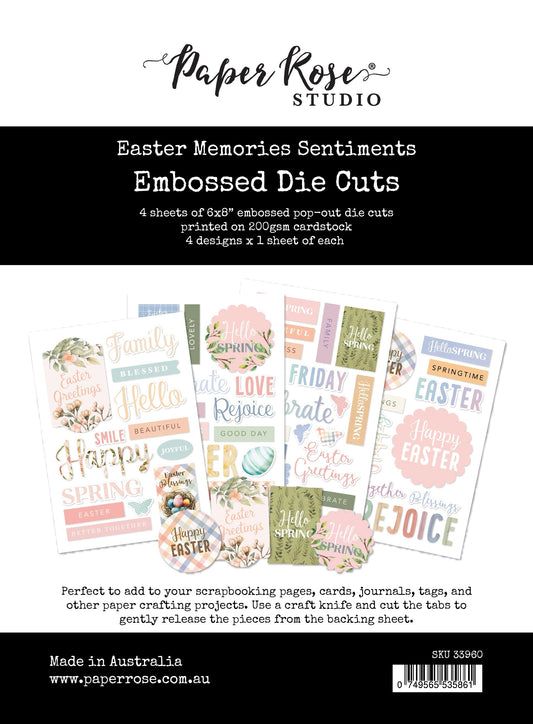 Easter Memories Sentiment Die Cuts 33960