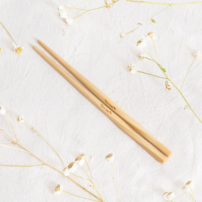 Baguettes en bambou naturel