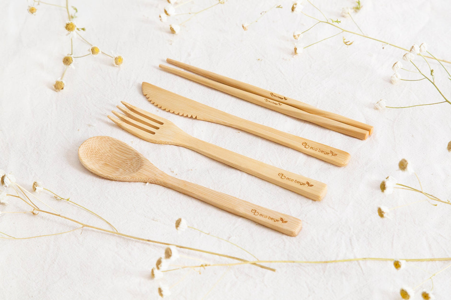 Baguettes en bambou naturel
