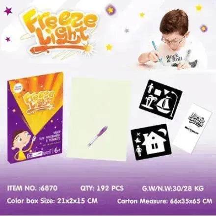Educational Toy Drawing Pad 3D Magic 8 Light Effects Puzzle Board Sketchpad