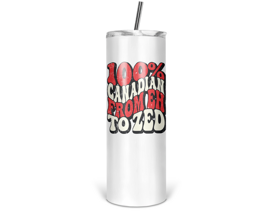 Eh To Zed Skinny Tumbler
