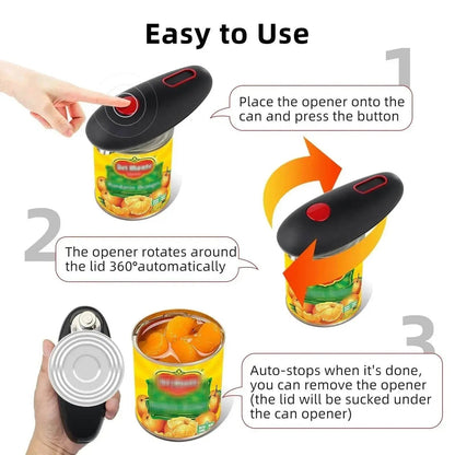 Electric Automatic Can & Bottle Safe Opener