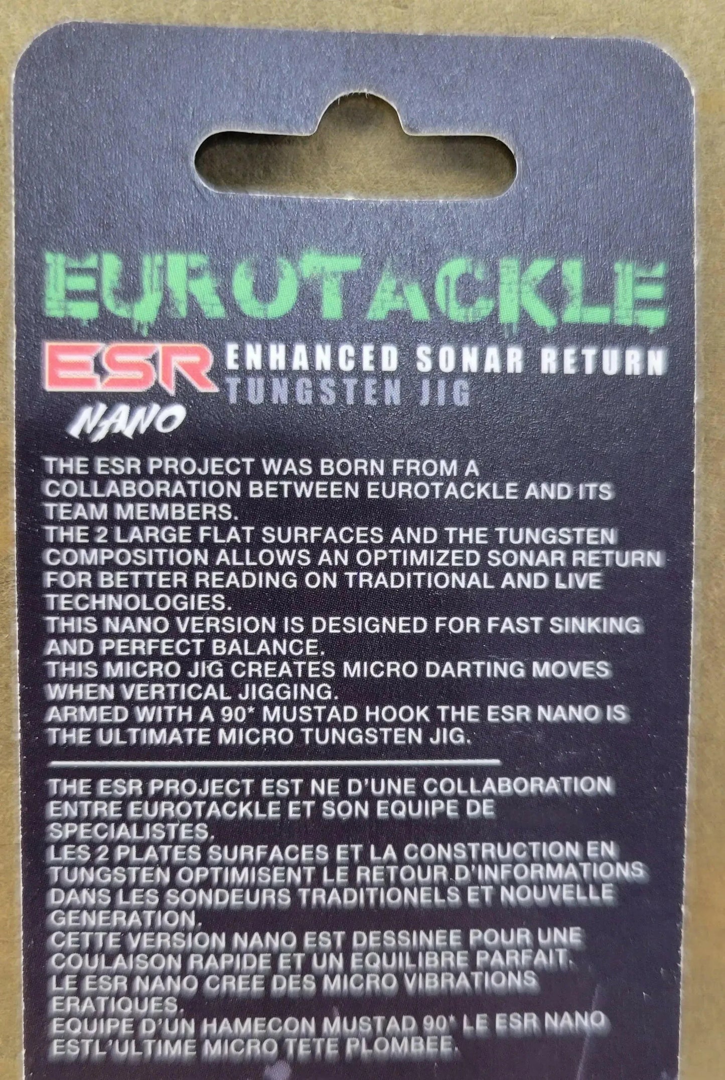 EuroTackle ESR Nano 3.5mm Jig Heads Chartreuse 2pcs