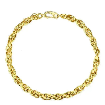 Europe And The United States Popular Exaggerated Hemp Thick Chain