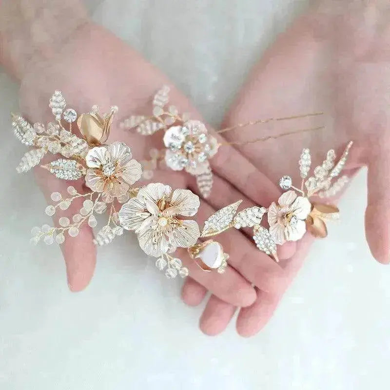 European And American Wedding Wreath Headgear