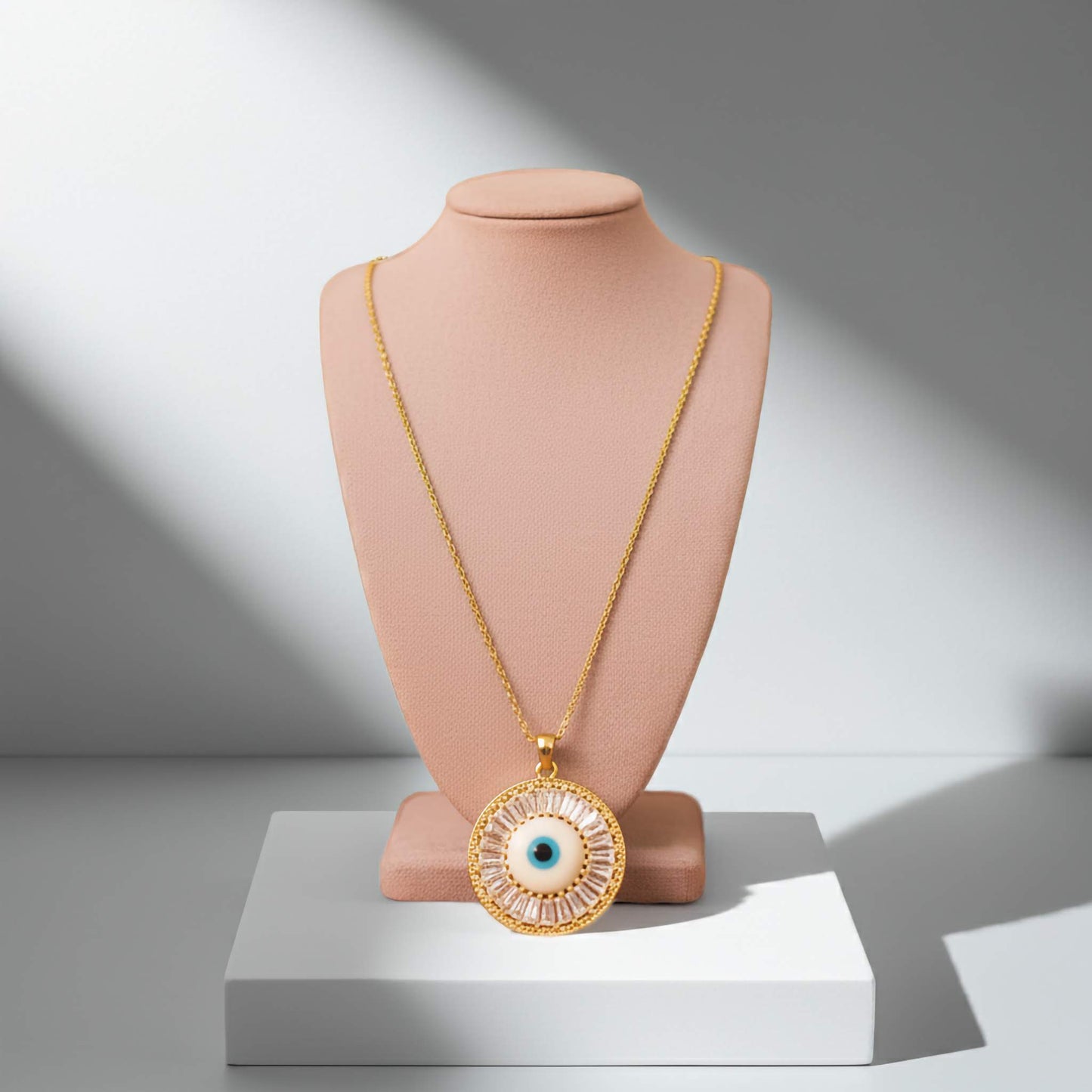 Evil Eye Necklace : 18k Gold Plated | Dainty Necklace