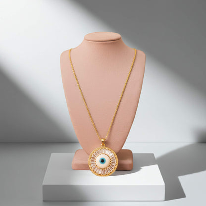 Evil Eye Necklace : 18k Gold Plated | Dainty Necklace