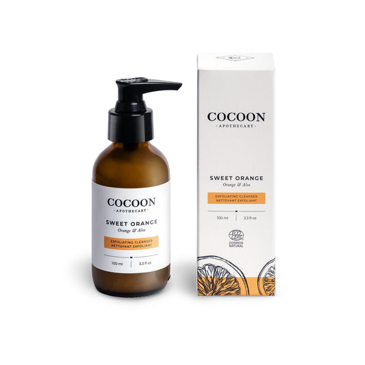 Nettoyant exfoliant à l'orange douce