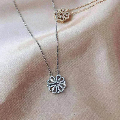 Explosive Style Detachable Deformed Four leaf Clover Women Necklace