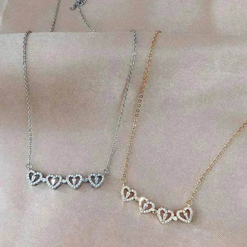 Explosive Style Detachable Deformed Four leaf Clover Women Necklace