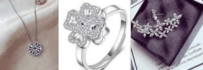 Explosive Style Detachable Deformed Four leaf Clover Women Necklace