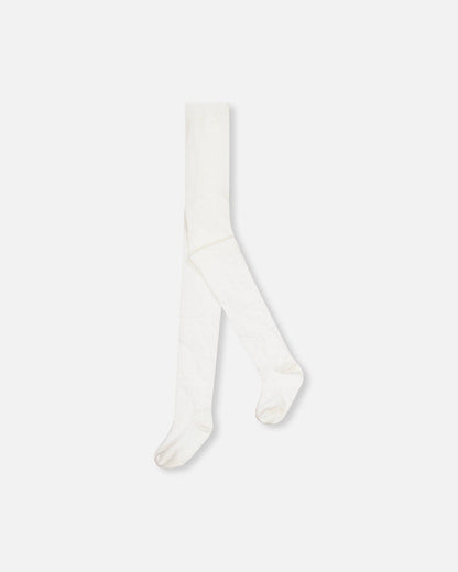 Cable Tights Off White