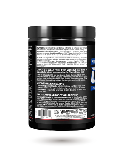 CVOL Post-Workout Recovery Drink for Enhanced Muscle Recovery