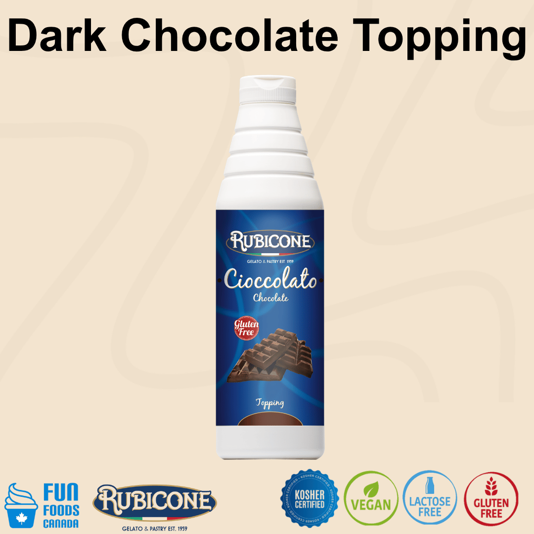 Nappage chocolat - Bouteille souple 1 kg - Rubicone Canada - Livraison gratuite au Canada pour les commandes de plus de 199 CAD