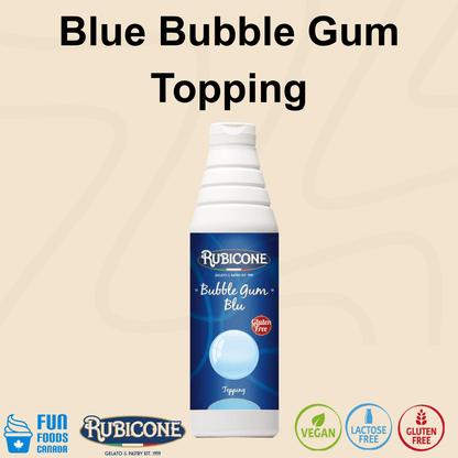 Garniture Chewing-Gum Bleu - Bouteille compressible de 1 kg - Rubicone Canada - Livraison gratuite au Canada pour les commandes de plus de 199 CAD