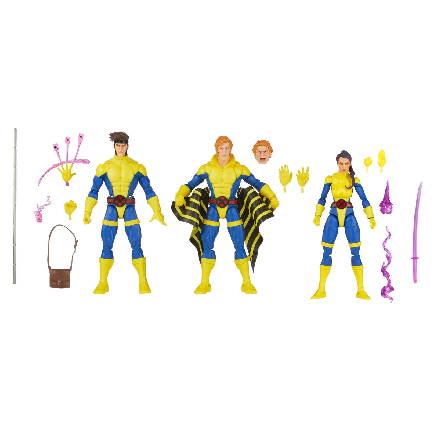 Hasbro Marvel Legends Series: Marvel’s Banshee, Gambit, & Psylocke