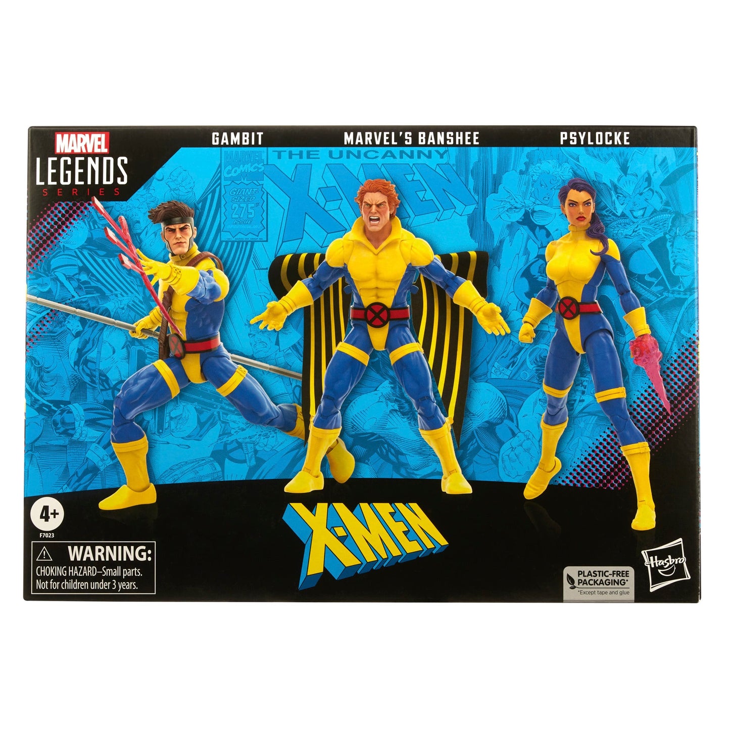 Hasbro Marvel Legends Series: Marvel’s Banshee, Gambit, & Psylocke