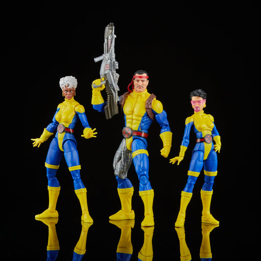 Série Marvel Legends de Hasbro : figurines Forge, Tornade et Jubilée de Marvel