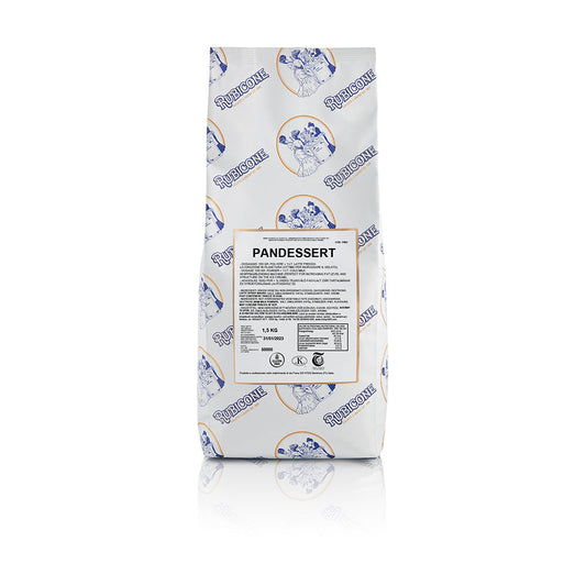 Pan Dessert Base for Mousses, Bavarese and Semifreddo - 1.5 Kg Bag - Case of 8 x 1.5 KG bags - Bakery and Pastry - Rubicone Canada - Ships Free Within Canada on Orders Above CAD $199