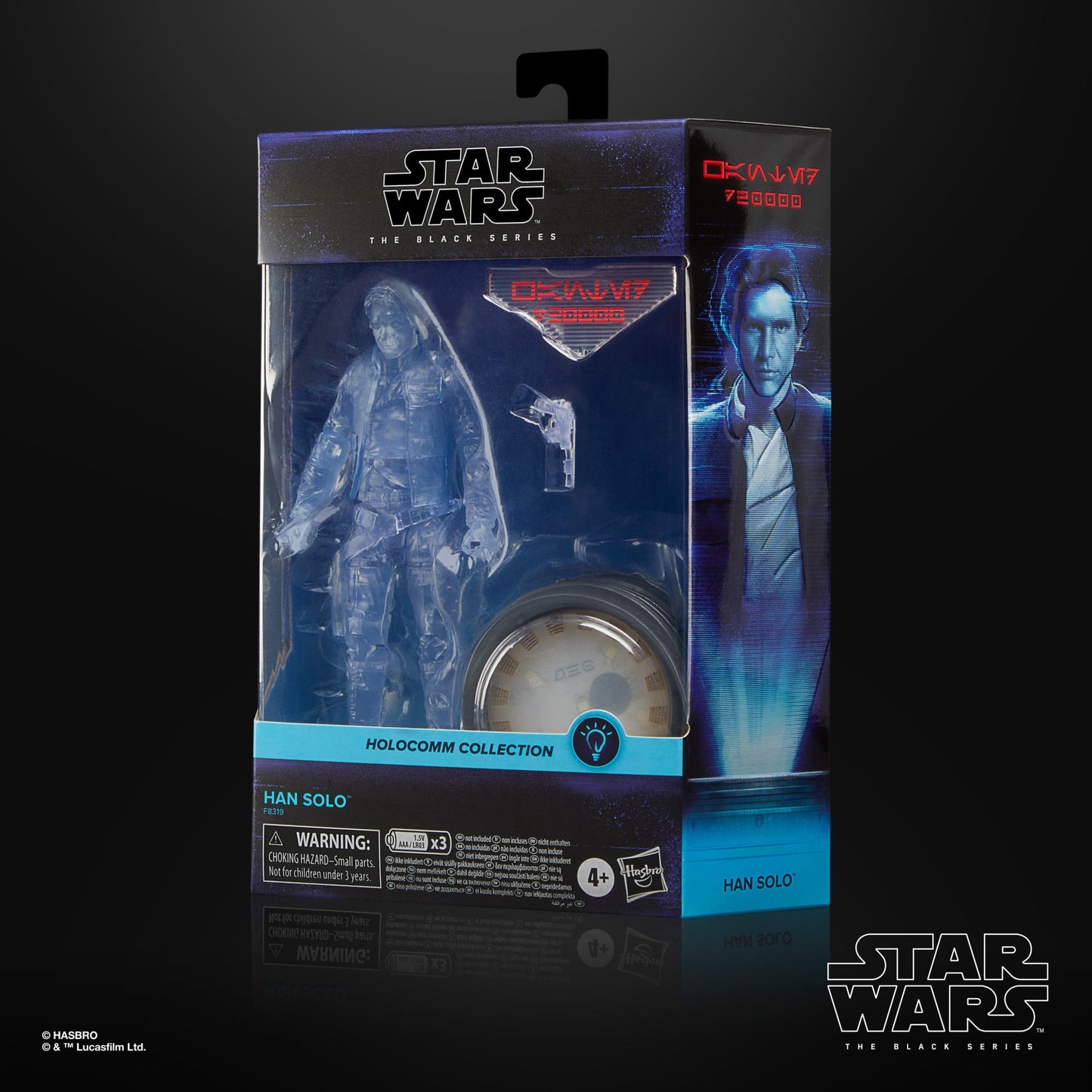 Star Wars The Black Series Holocomm Collection Han Solo - Exclusive