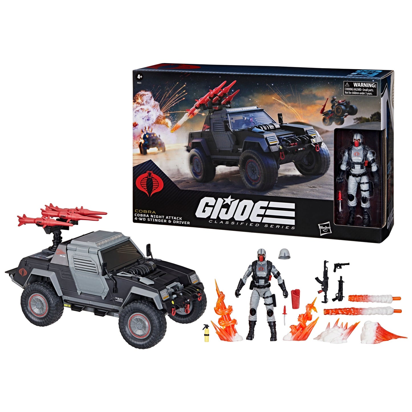 G.I. Joe Classified Series #120, Cobra Night Attack 4x4 Stinger et pilote