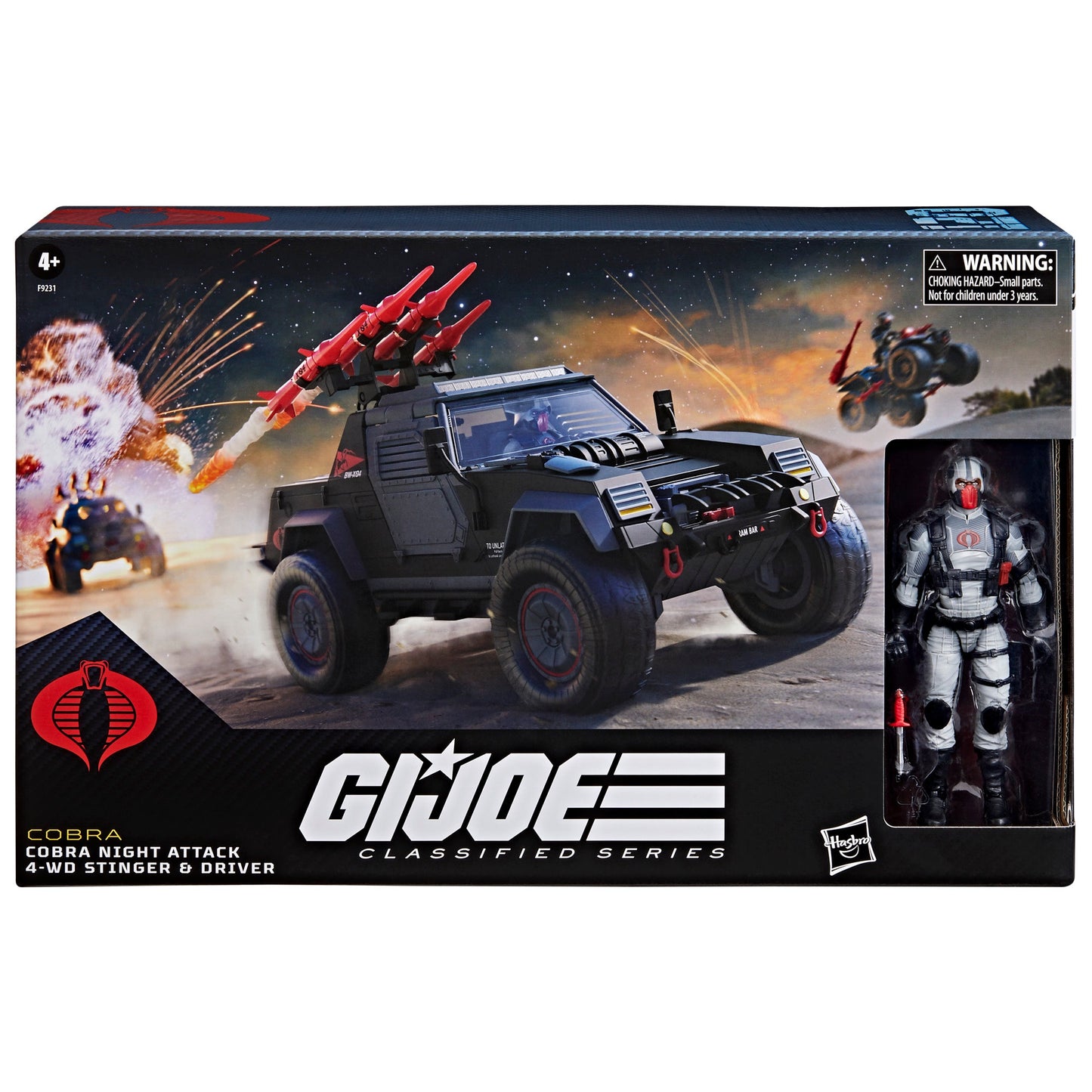 G.I. Joe Classified Series #120, Cobra Night Attack 4x4 Stinger et pilote
