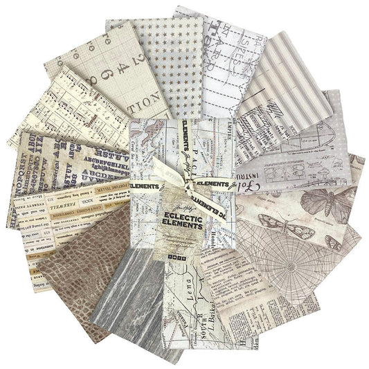 Tim Holtz - Eclectic Elements - Faible Volume - Lot de FQ (14 pièces)