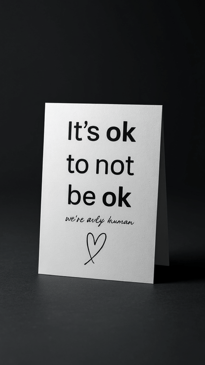 It’s Ok to Not Be Ok Card