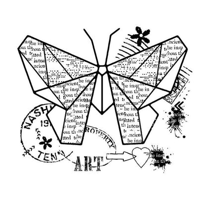 Woodware Clear Singles Papillon en papier