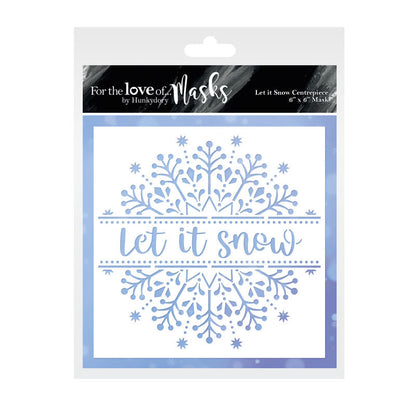 For the Love of Masks - Let It Snow Centrepiece