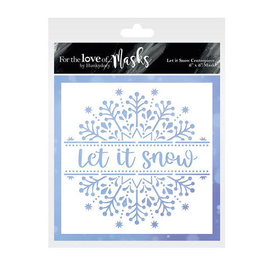 For the Love of Masks - Let It Snow Centrepiece