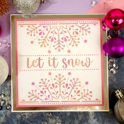 For the Love of Masks - Let It Snow Centrepiece