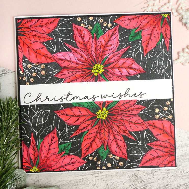 Pour l'amour des timbres - Poinsettias pittoresques