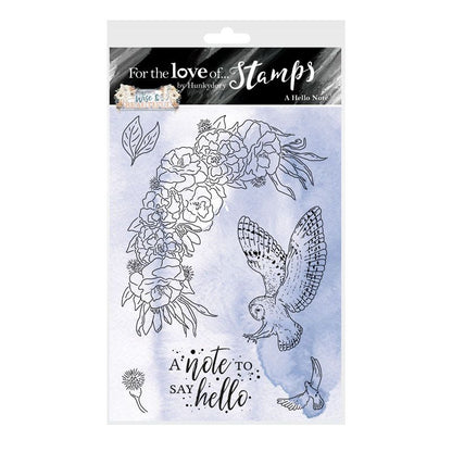A Hello Note A6 Stamp Set