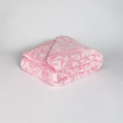 Cotton Candy Fairy Garden Print Extended Throw