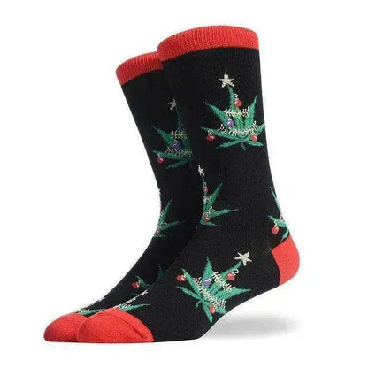 Fashion Creative Hamburger Pizza Alien Men Socks Cute Series