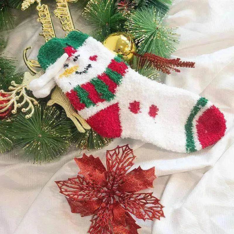 Fashion Simple Magnetic Christmas Socks For Men And Women