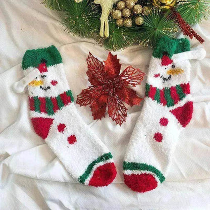 Fashion Simple Magnetic Christmas Socks For Men And Women