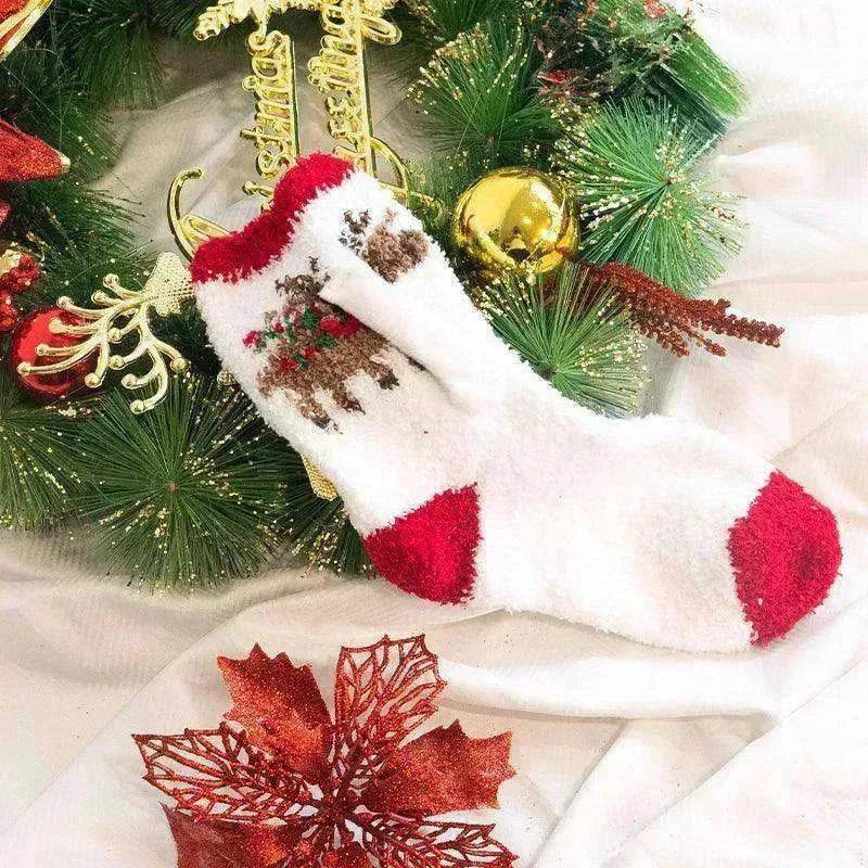 Fashion Simple Magnetic Christmas Socks For Men And Women
