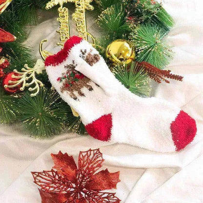 Fashion Simple Magnetic Christmas Socks For Men And Women