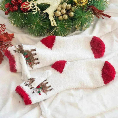 Fashion Simple Magnetic Christmas Socks For Men And Women