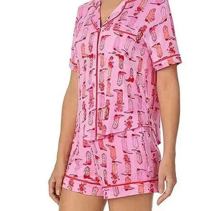 Fashion Striped Casual Two-piece Suit Pajamas For Women