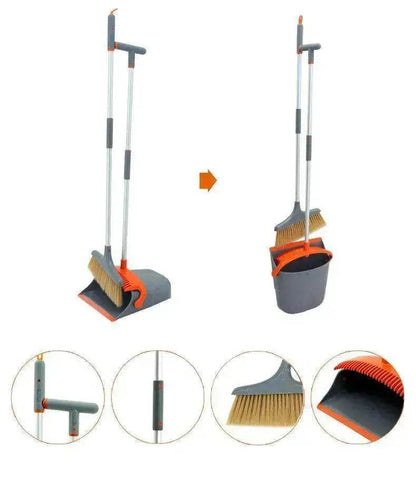 Fashionable Foldable Broom-Dustpan Set: House Helper