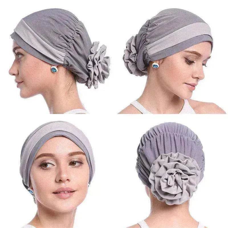 Fashionable Women's Double Color Board Bead Caps