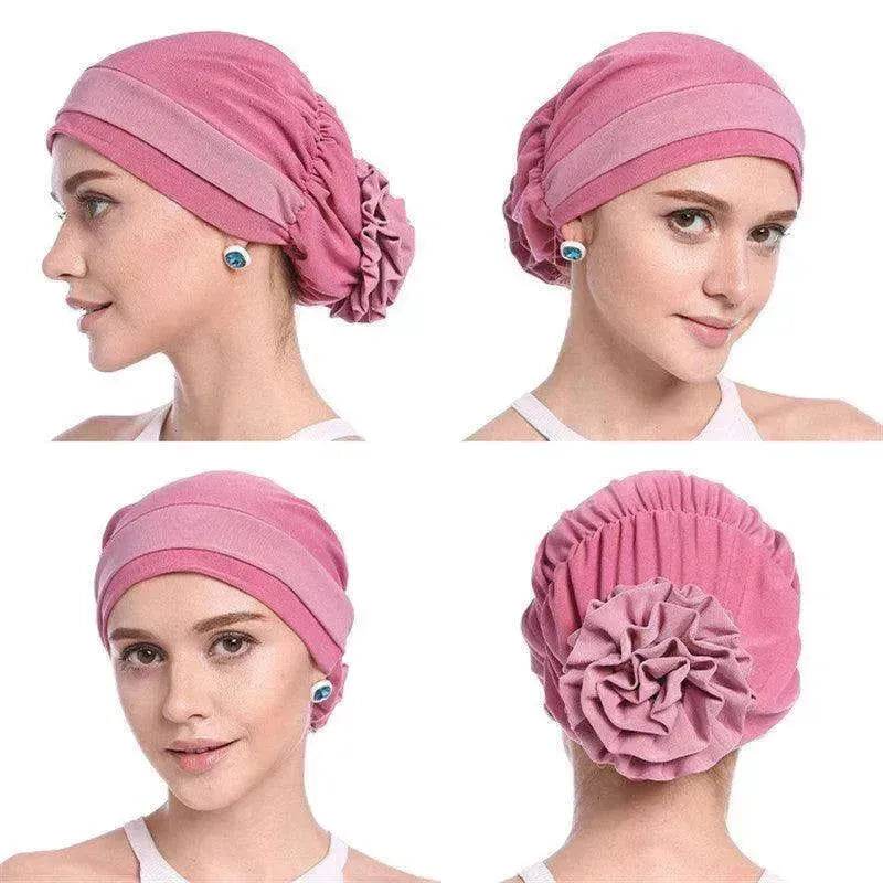 Fashionable Women's Double Color Board Bead Caps