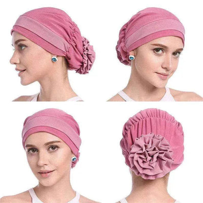 Fashionable Women's Double Color Board Bead Caps