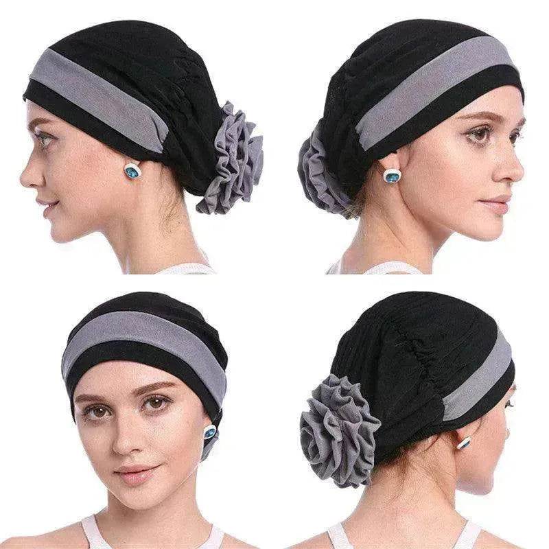 Fashionable Women's Double Color Board Bead Caps