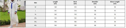 Fashionable and Elegant Arabic Long Men's Hooded Shirt  Robe Moroccan Men's Jalabiya Ramadan Galabia for Men