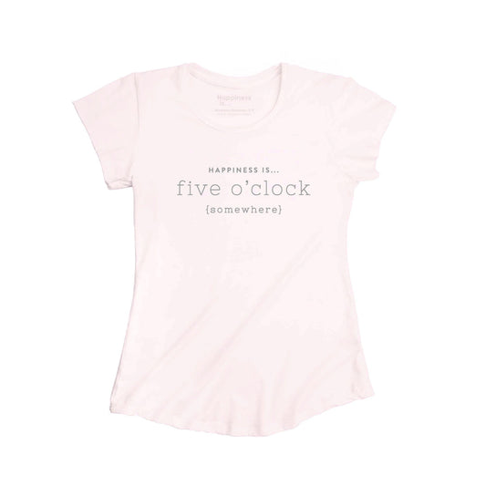 T-shirt en bambou Five O'Clock pour femme, rose ballet